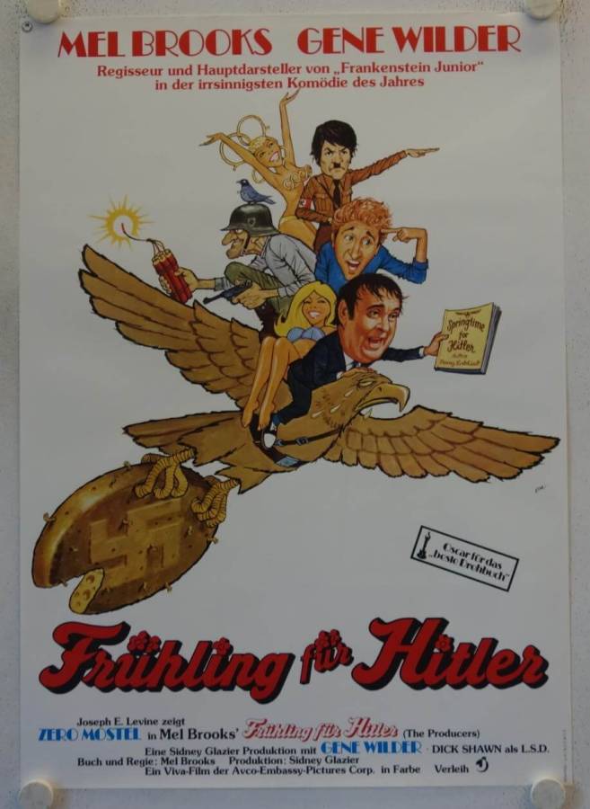 Frühling für Hitler originales deutsches Filmplakat